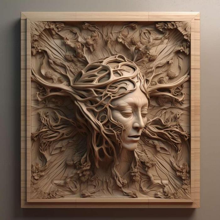 نموذج ثلاثي الأبعاد لآلة CNC 3D Art 